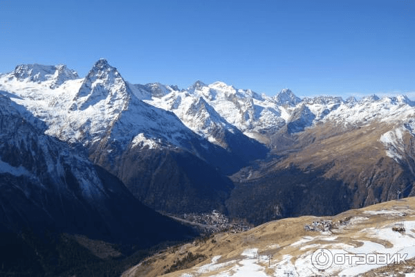 Аман Ауз — смотровая с границей Абхазии winter 1