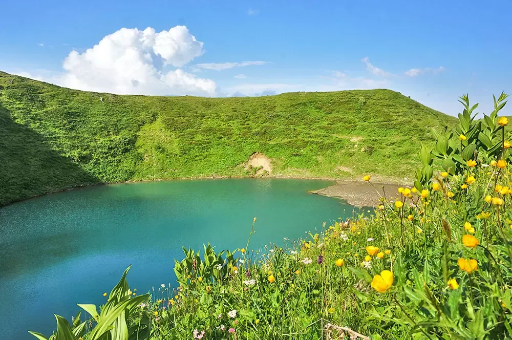 Bottomless lake — photo of the route at Bottomless lake, Arkhyz, photo 3