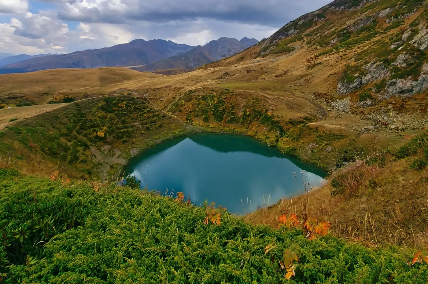 Bottomless lake — photo of the route at Bottomless lake, Arkhyz, photo 6