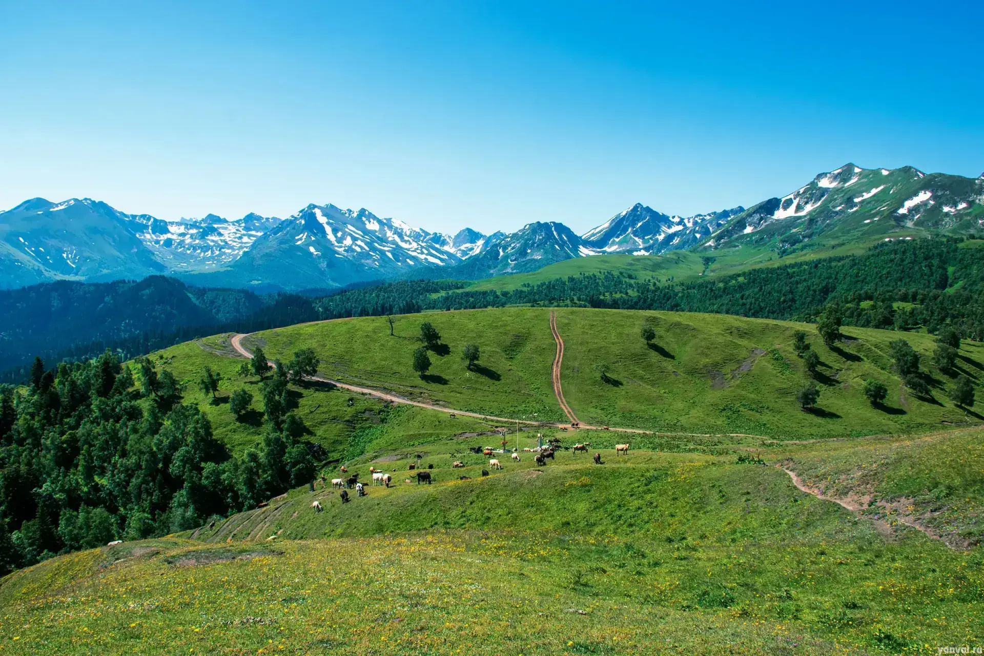 Bottomless lake — photo of the route at Bottomless lake, Arkhyz, photo 7