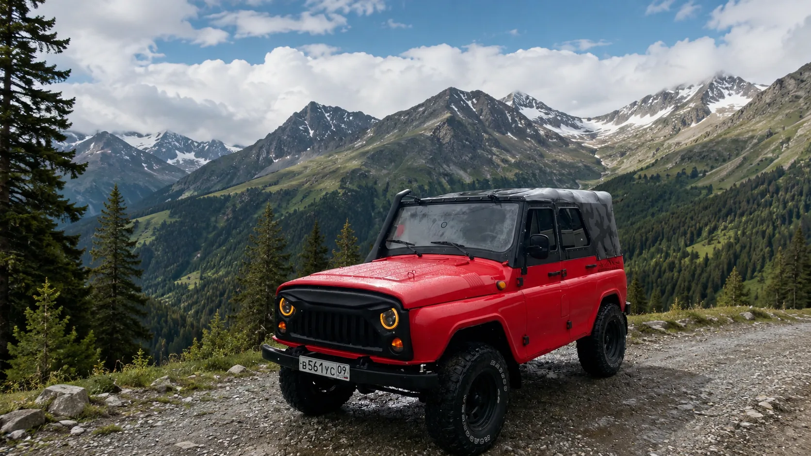Джип-туры в Архызе на внедорожниках 4x4 с водителем-гидом