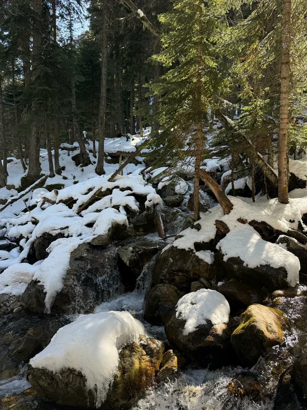 White waterfalls — an ATV at White waterfalls