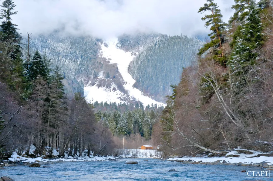 Winter forest of Arkhyz — photo of the route in Winter forest, Arkhyz, photo 4